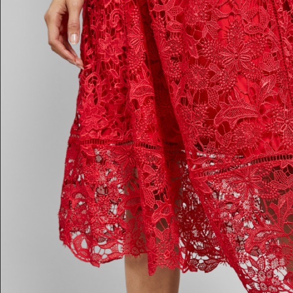 NWOT Ted Baker Valens mixed lace midi dress, Ted size 3 (regular 8) - Picture 3 of 12